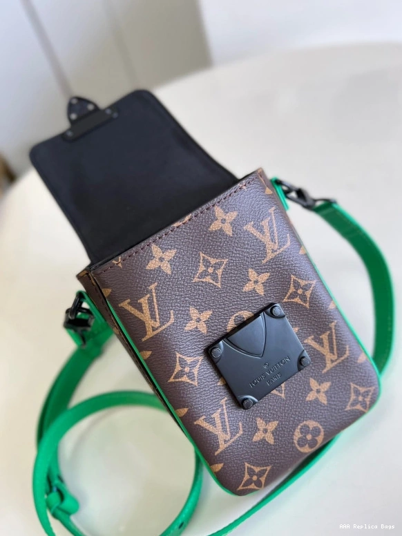 Aaa replica bags VUITTON S-LOCK WALLET VERTICAL WEARABLE LOUIS 0723